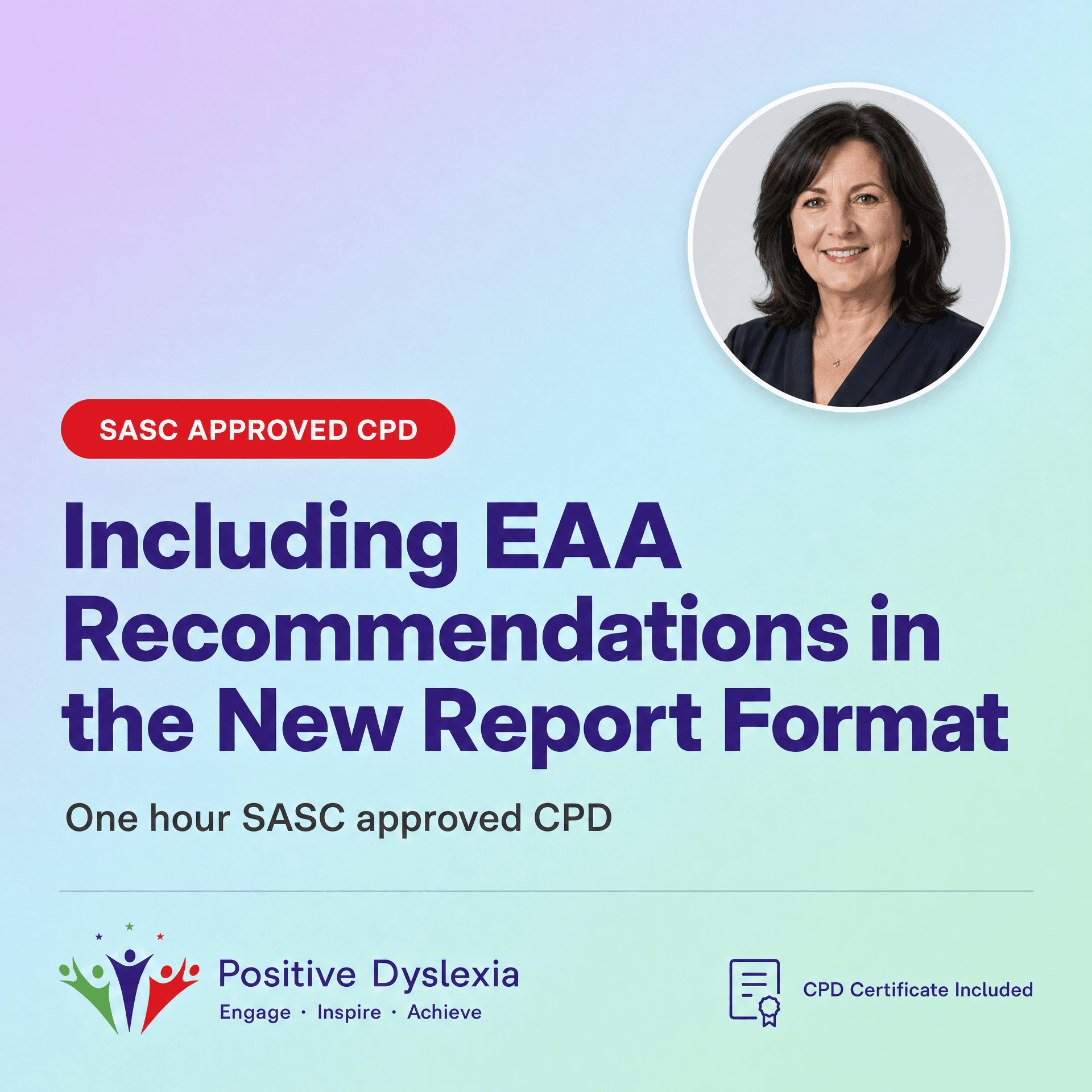 Including EAA recommendations in the new report format