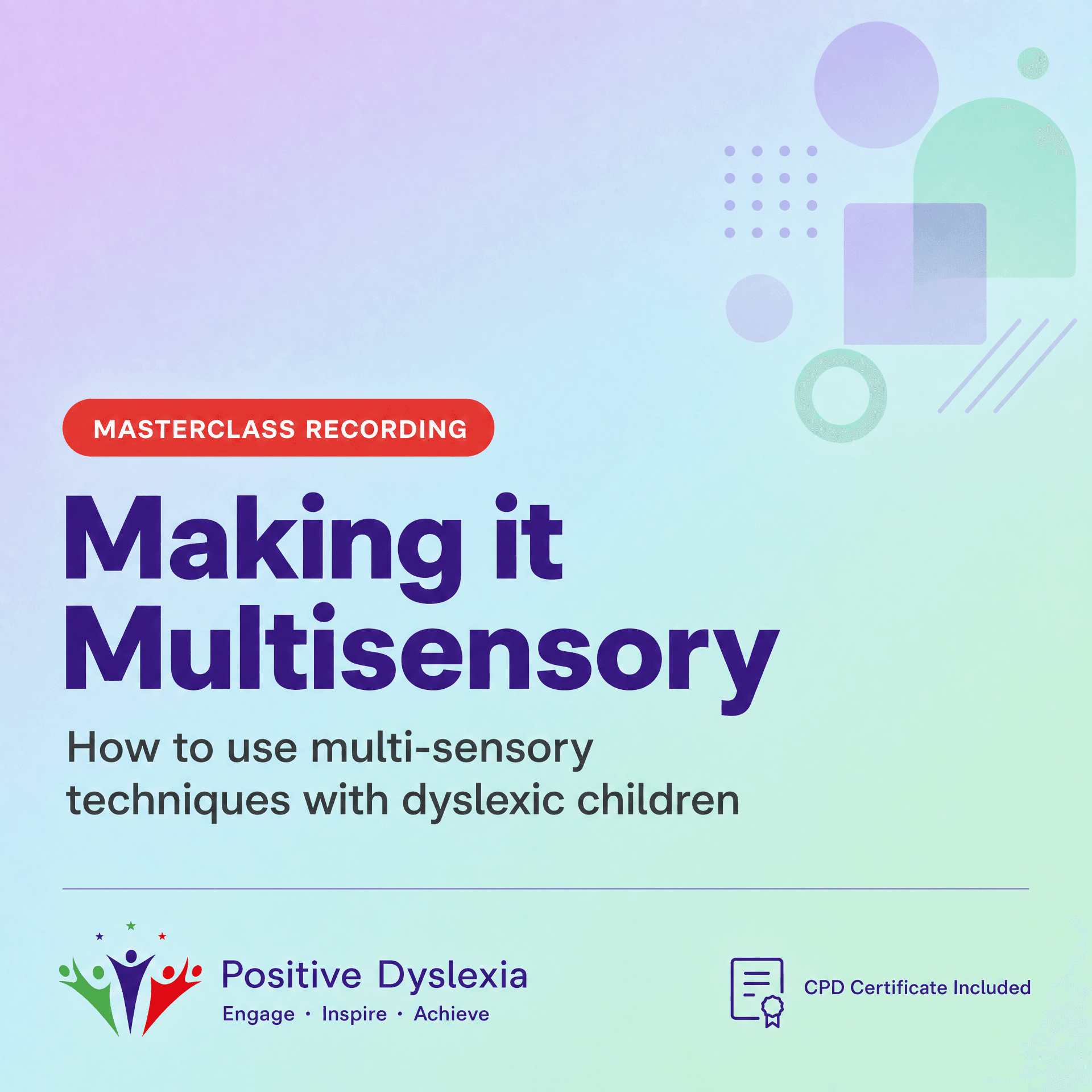 Making it multi-sensory